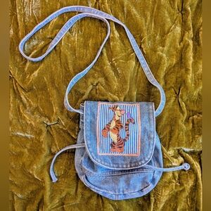 Vintage 90s Tigger Denim Purse